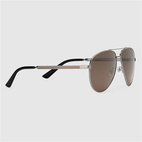 Gucci web aviator sunglasses